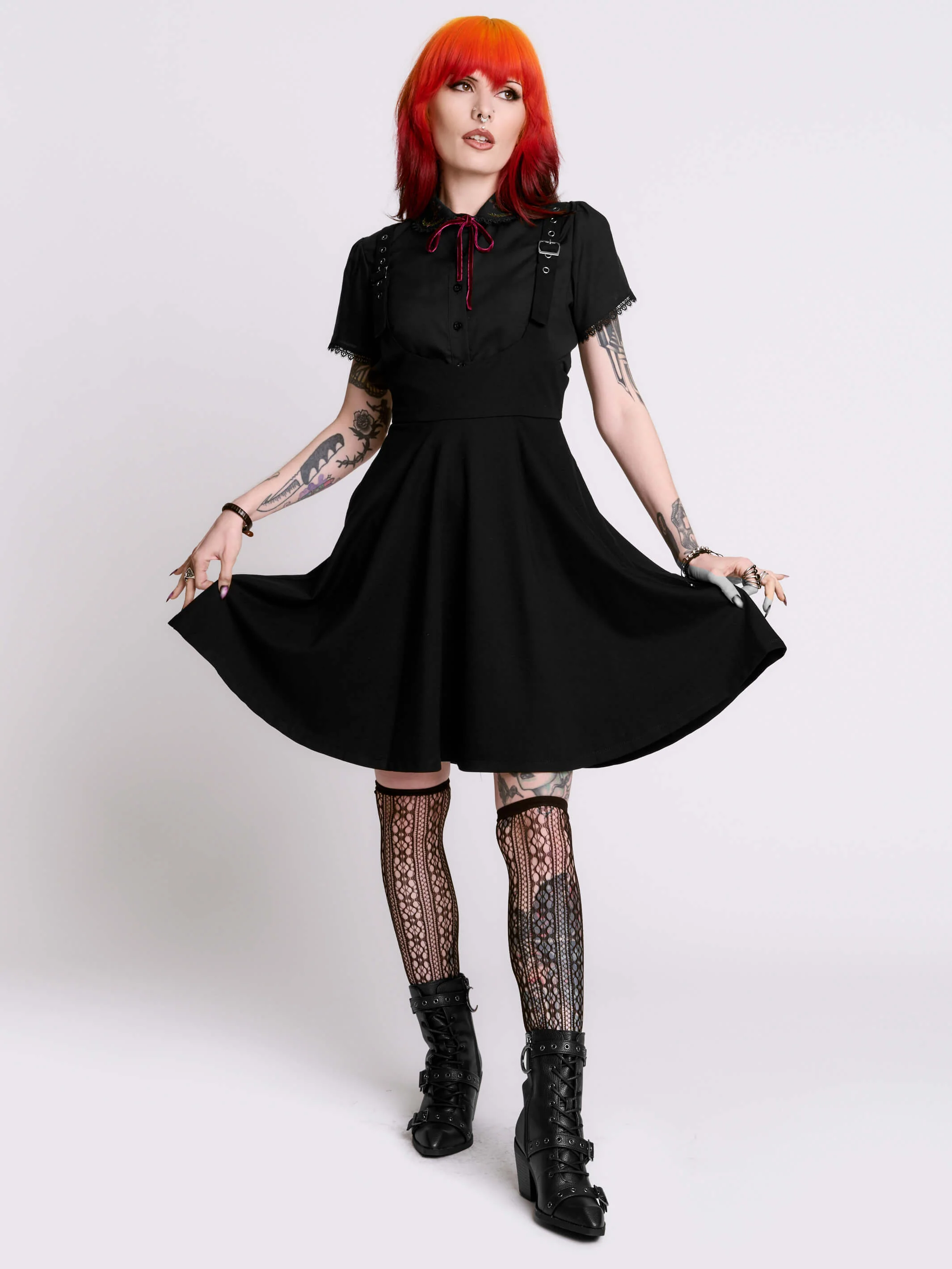 Black Pinafore Jumper - Image 5