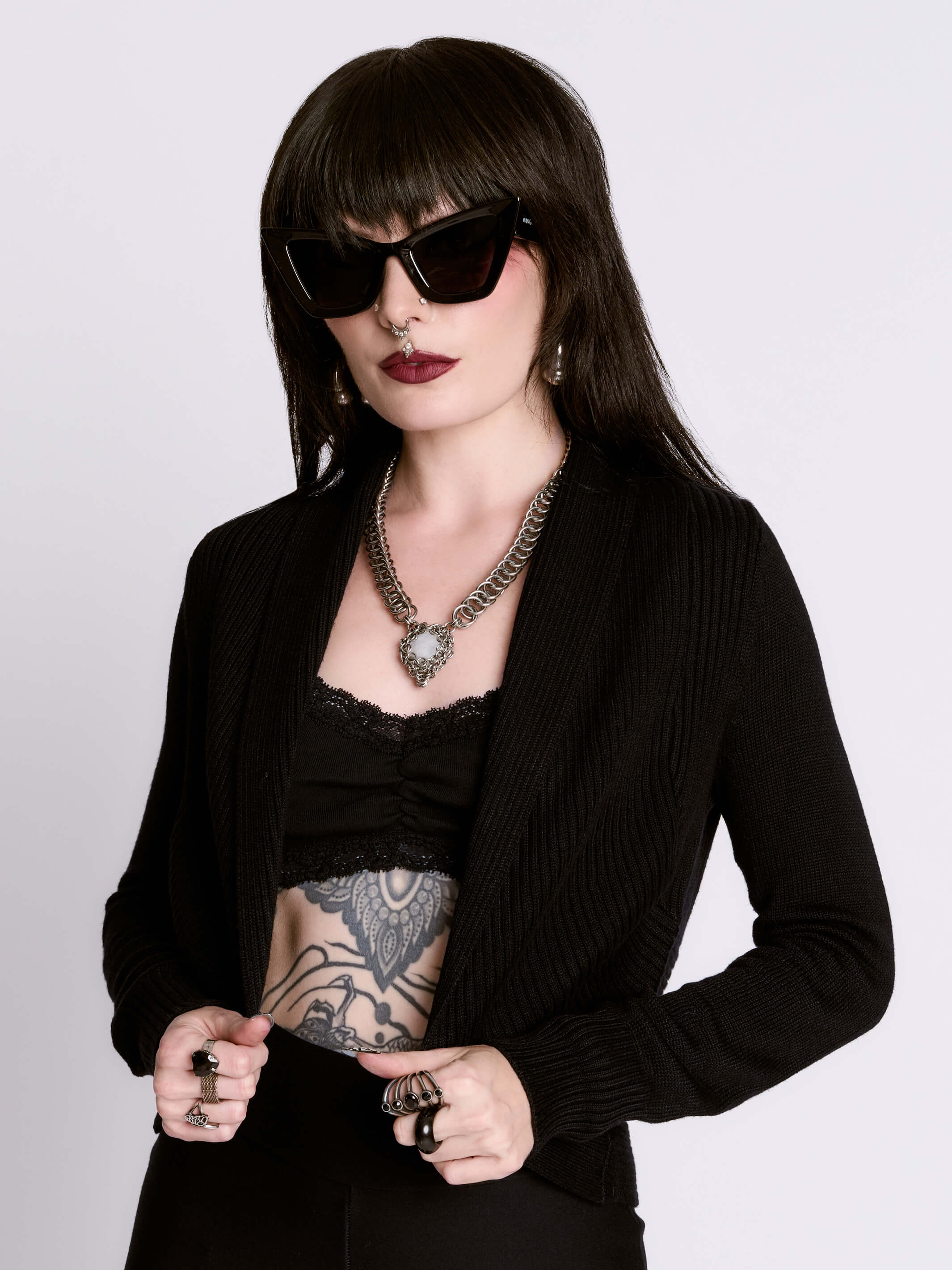 Cropped Cardigan