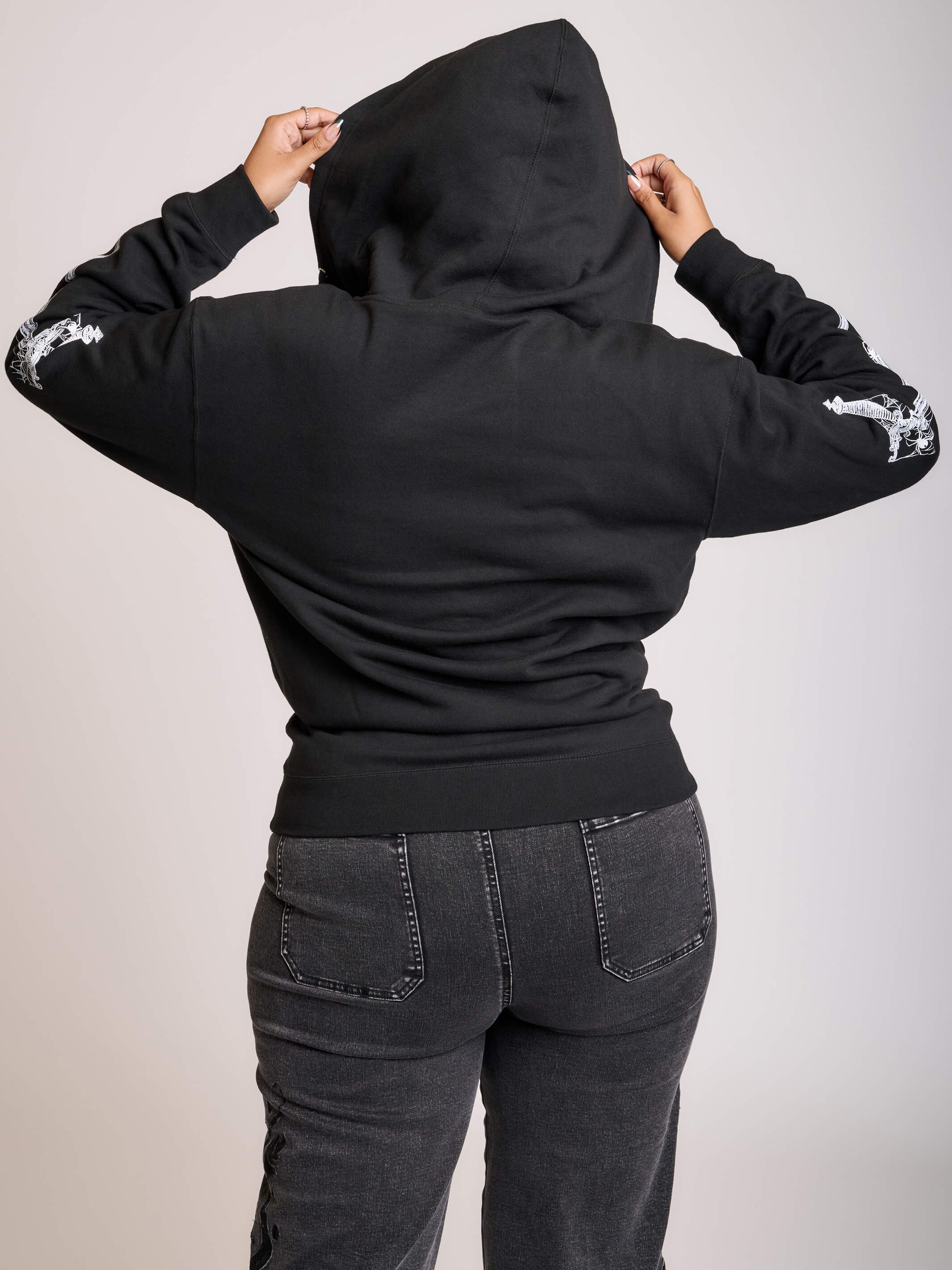 Dagger Zip Up Hoodie - Image 3