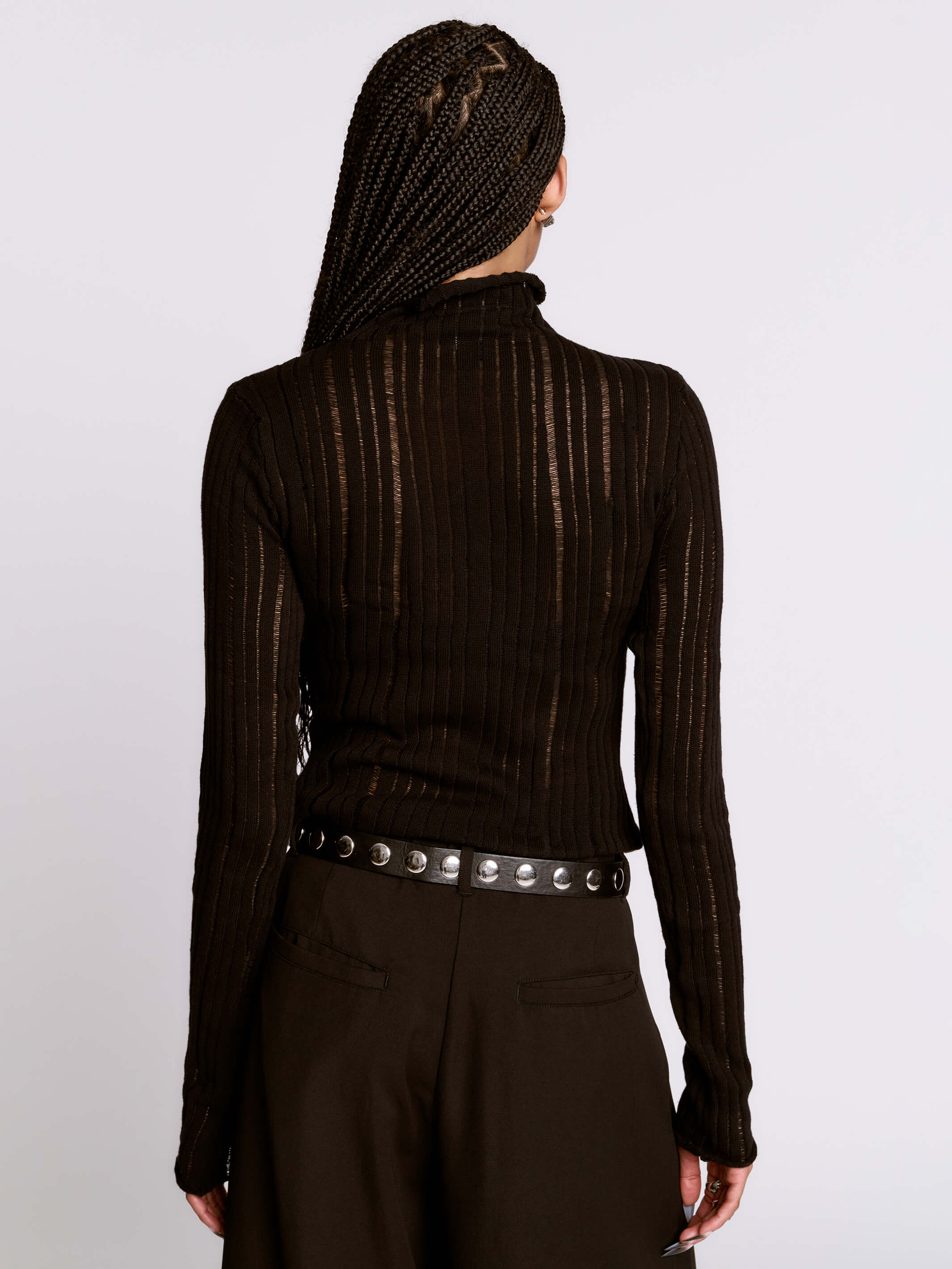 Distressed Striped Sweater - Image 8