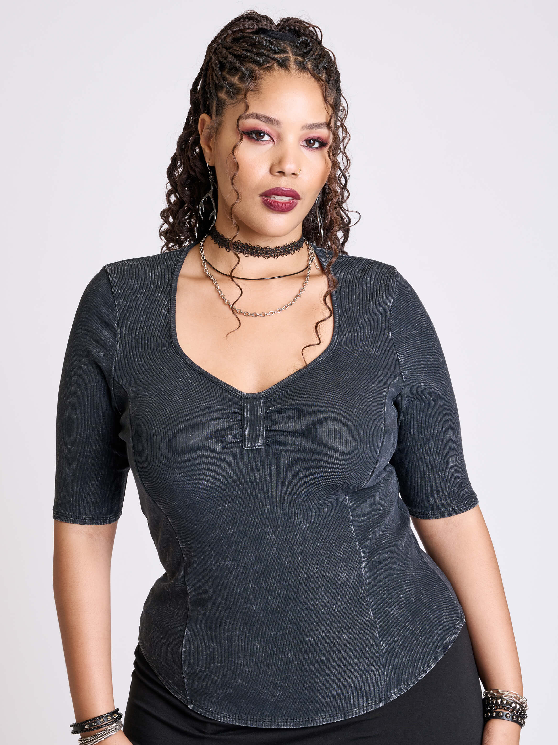 Distressed Sweetheart Top - Image 8
