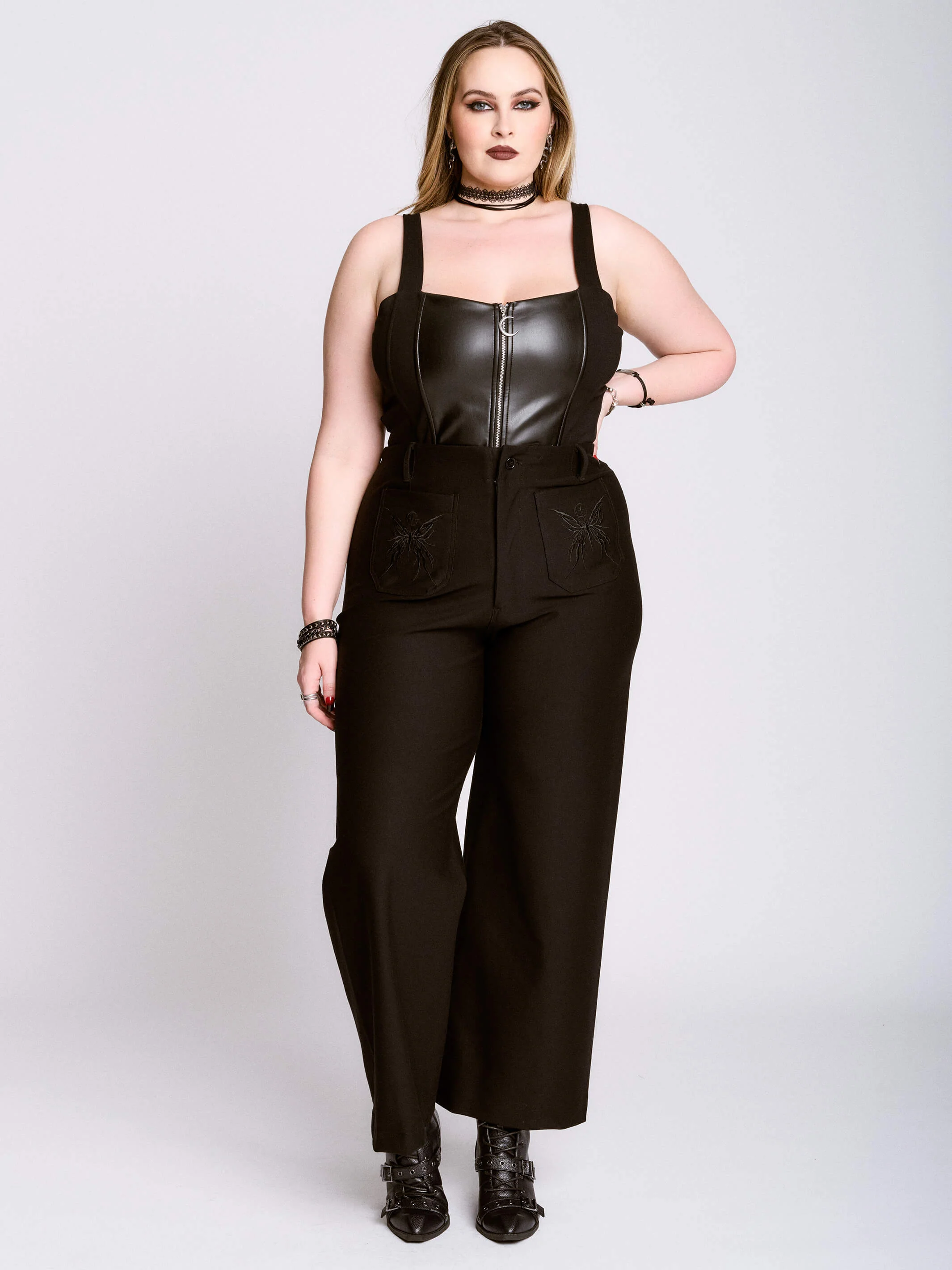 Sigil Moth Cropped Ponte Trouser - Image 10