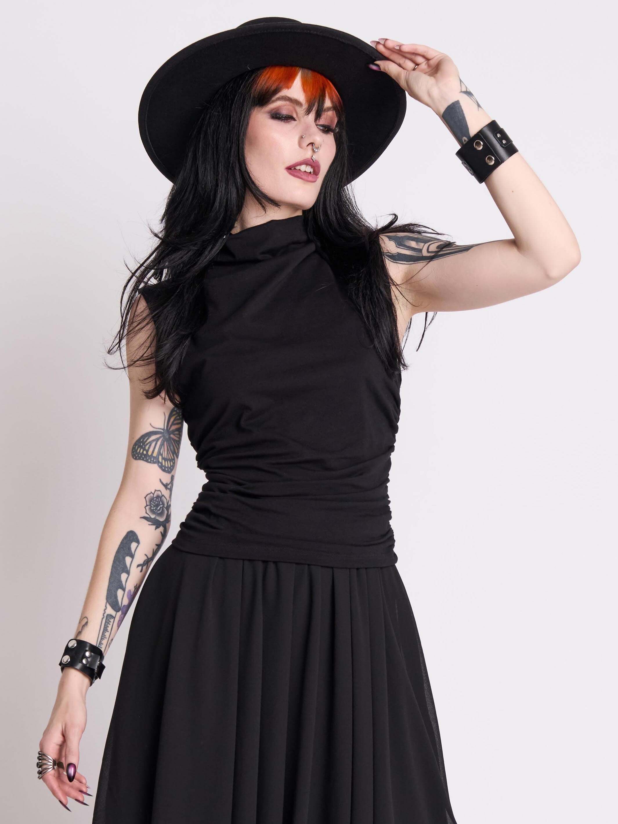 Sleeveless Shirred Top - Image 3