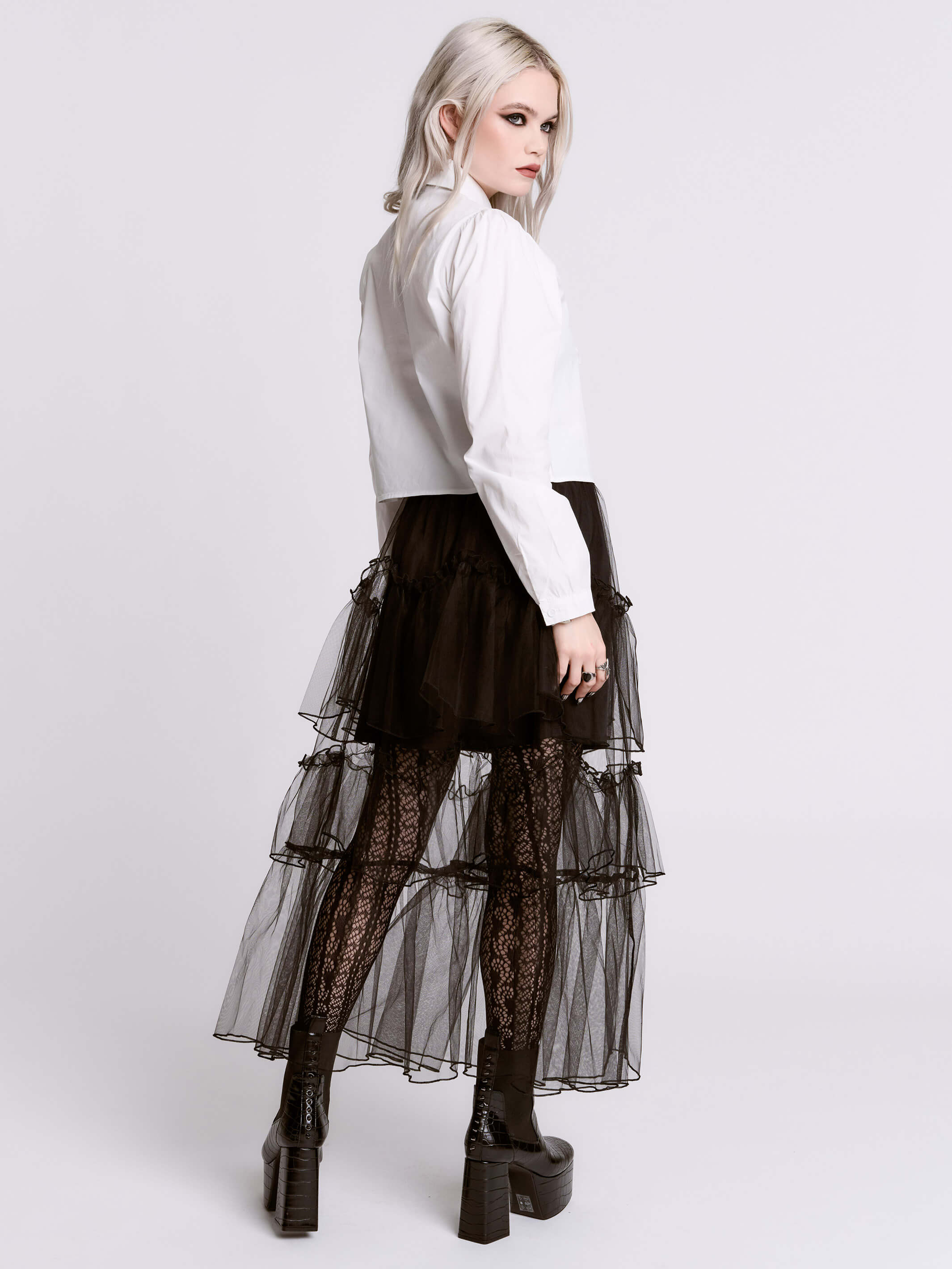 Tulle Ruffle Skirt - Image 10