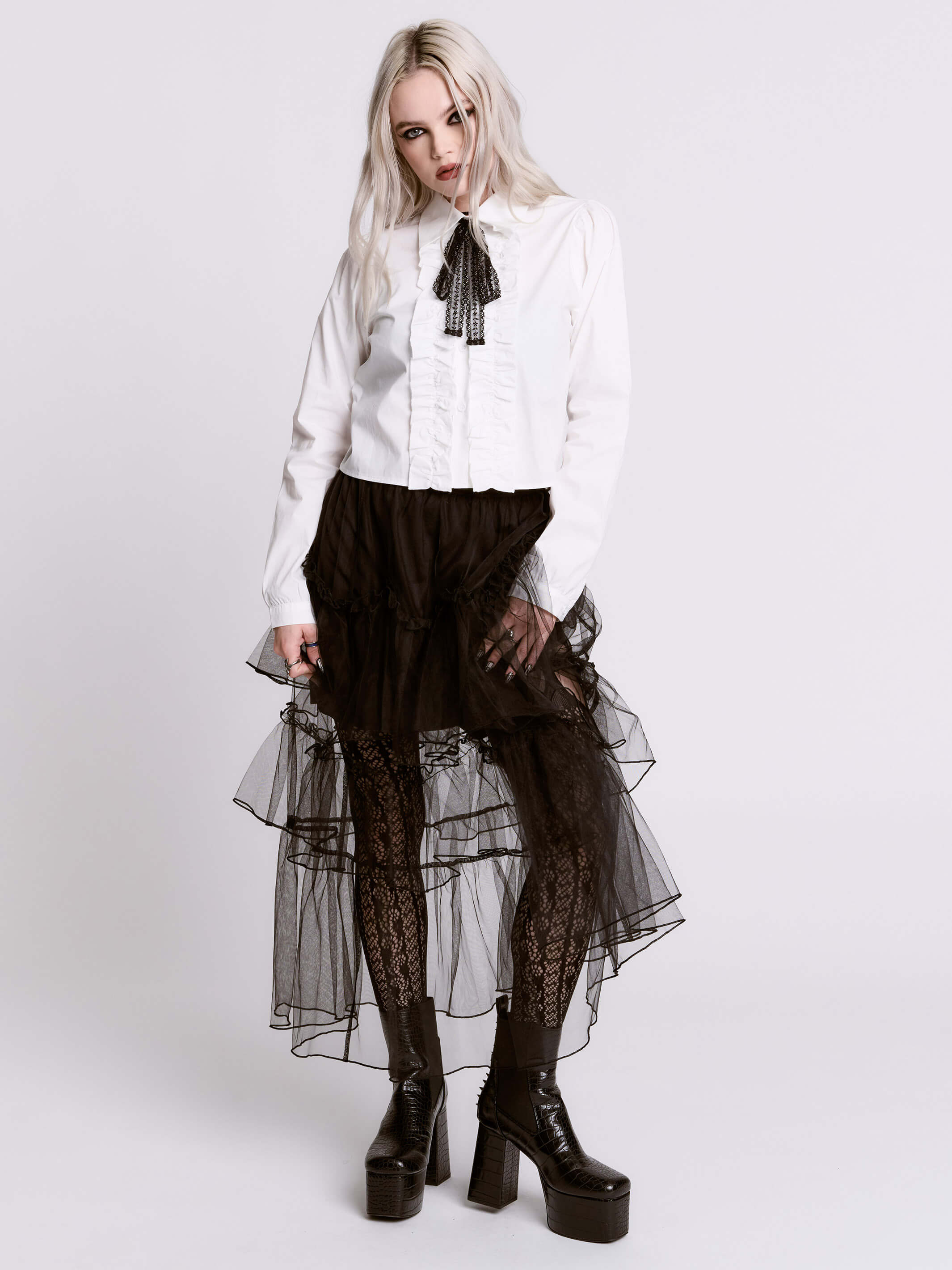Tulle Ruffle Skirt - Image 3