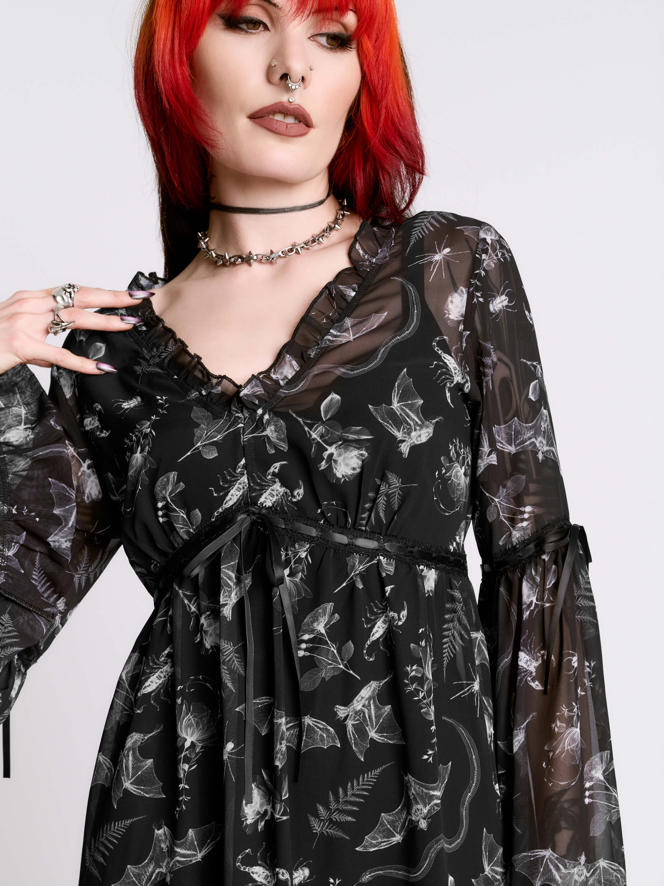Xray Peasant Dress - Image 3
