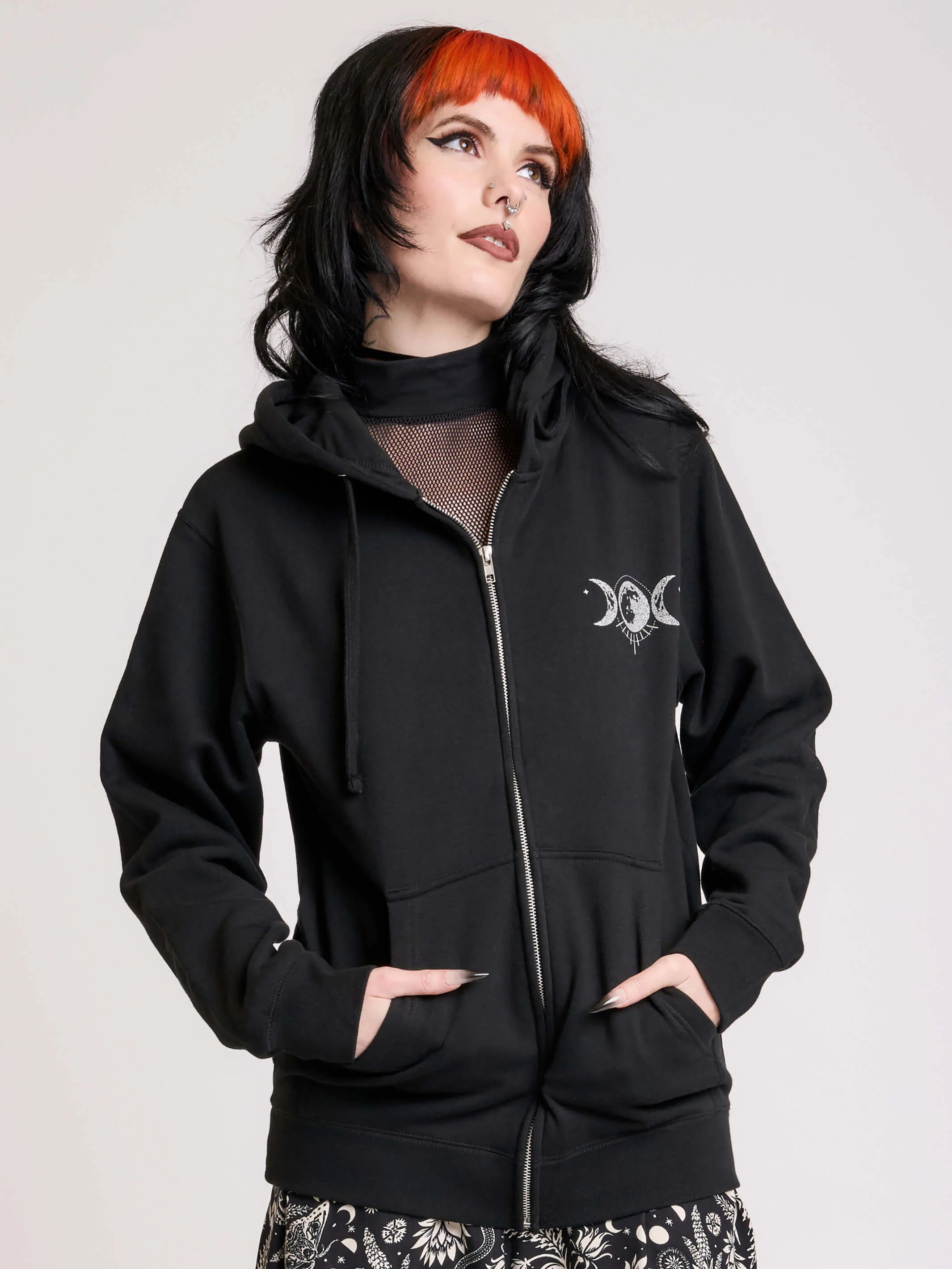 Bats in the Belfry Zip Up Hoodie - Image 3